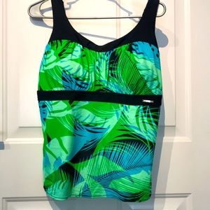 ZeroXposur Tankini and shorts. Hardly warn.